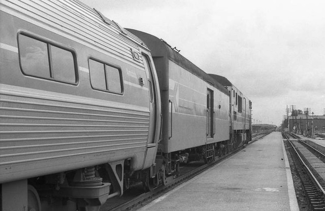 Amtrak Palmetto at Florence SC, 1977
