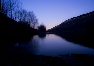 Clydach Top Lake at Night