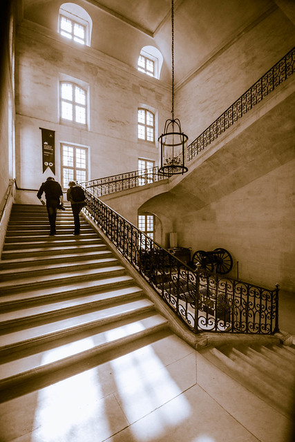 Stairs Musee de l'Armée Paris