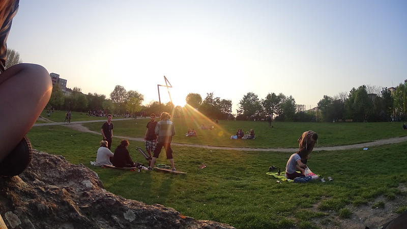 sunny afternoon at Gorlitzer Park