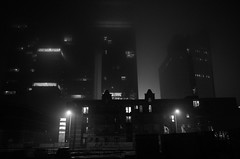 De Rotterdam in de mist