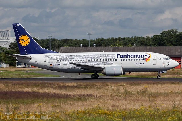 D-ABEK Lufthansa Boeing 737-330