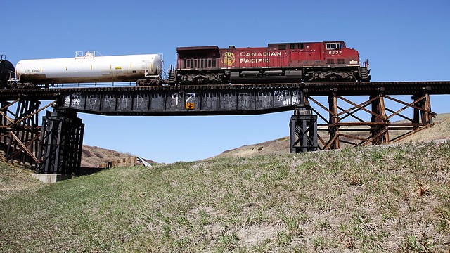The Gas Train Departs Waterton