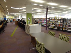 looking through Grafton Library