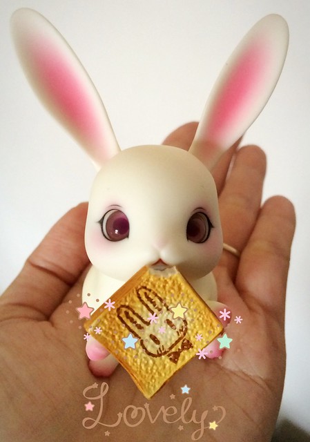 Munch munch munch * #bjdanimal #papersakura #rabbit #bunny