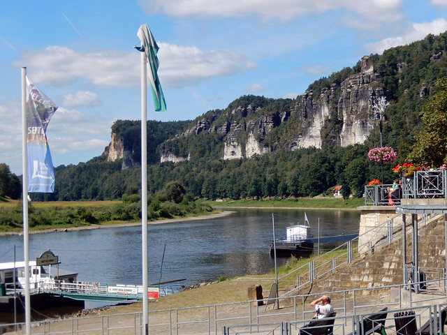 Bastei and the Elbe at Rathen