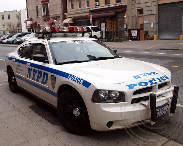 P078s NYPD Highway Patrol Police Car, Park Slope, Brooklyn, New York City
