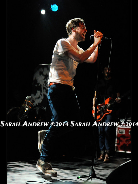 Ricky Wilson of the Kaiser Chiefs at the Music Hall of Williamsburg, February 19, 2014