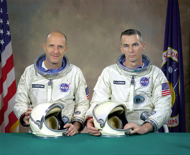 The Actual Gemini IX Crew