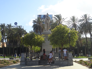 Monument at piazza Castelnuovo, Palermo, Sicily, Italy | Flickr