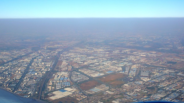 Shanghai - Smog Layer and Inversion