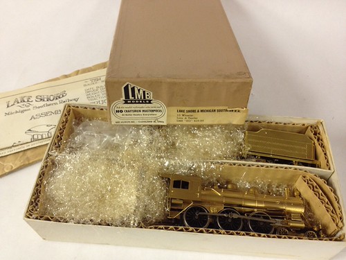 Various HO Scale Brass Steam & Diesel Locomotives - Lake Shore & Michigan Southern RR (New York Central System) 4-6-0 by LMB Models | by bslook1213