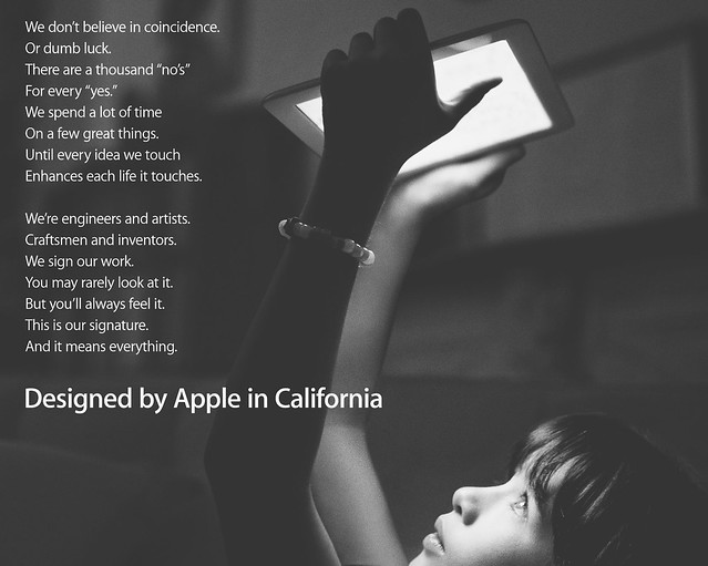 Designed by Apple in California