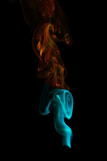 Smoke Art - Flame Thowing