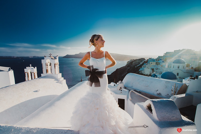 Greece, Santorini wedding at Andromeda villas