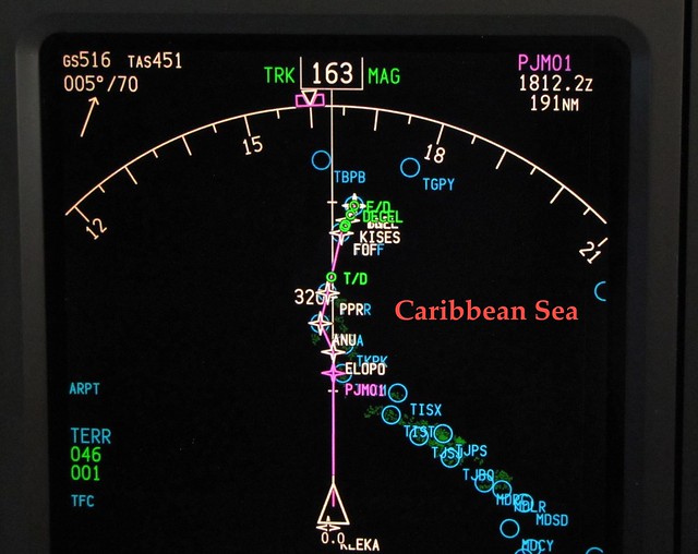 Caribbean Map Display
