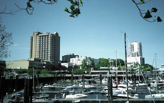 Nanaimo Skyline - Pentax PC35AF-M 35mm 1:2.8 (1984) with 9-year expired Kodak Gold ISO 200 Film (expired 2007)