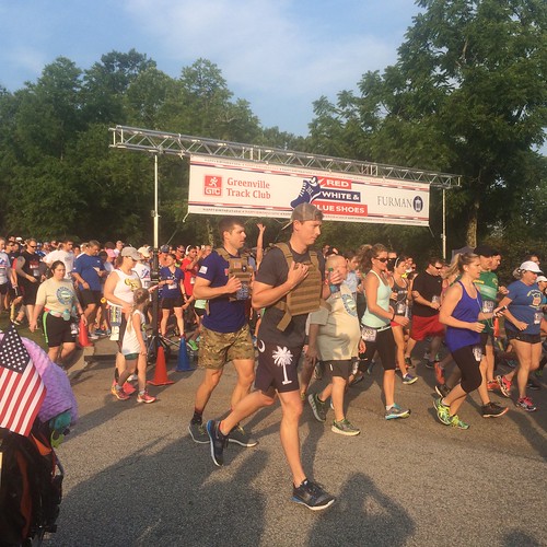 Red, White and Blue Shoes 5k 2016
