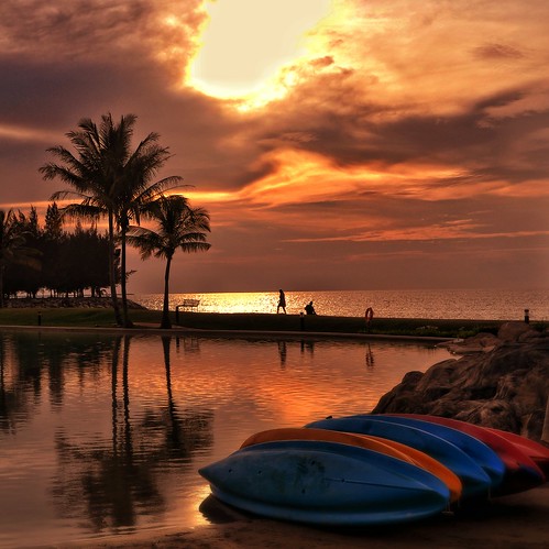 sunset beachlife flickrandroidapp:filter=none empirehotelcountryclubjerudong