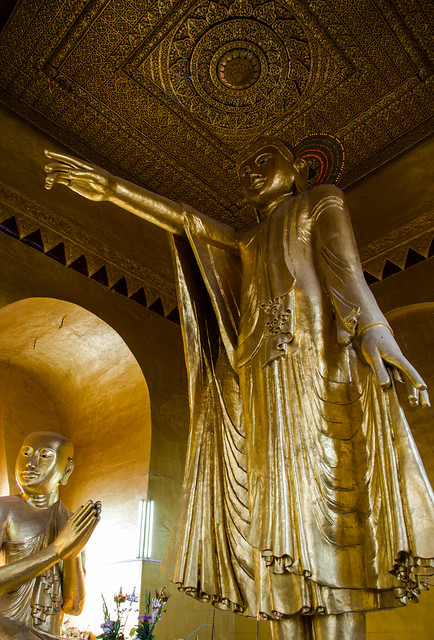 Standing image of the Buddha