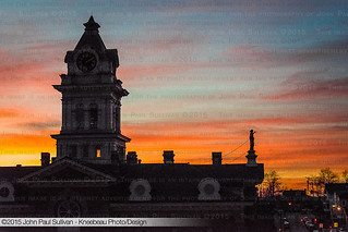 Court House Clock Tower at Golden Hour