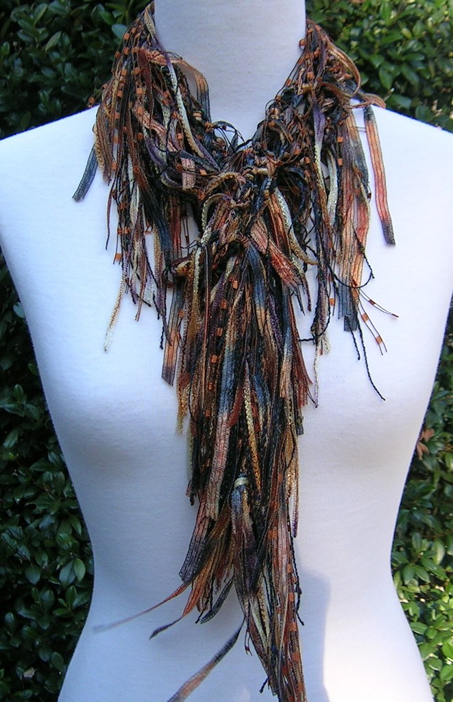 End of Autumn Ladder Scarf