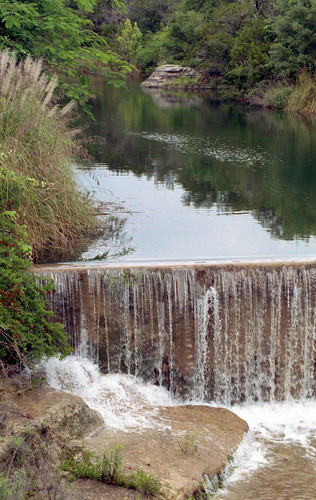 county nature water creek outdoors waterfall san texas dam tx country 1994 1990s 90s bexar geronimo
