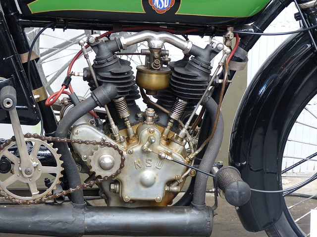 NSU Typ 4PS 1921 detail engine