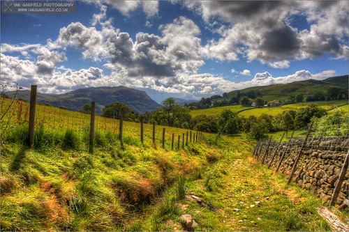 sky cloud lake tree field clouds fence landscape ian photography countryside waterfall scenery gate force district country cumbria garfield fell hdr aira gowbarrow dockray riddings