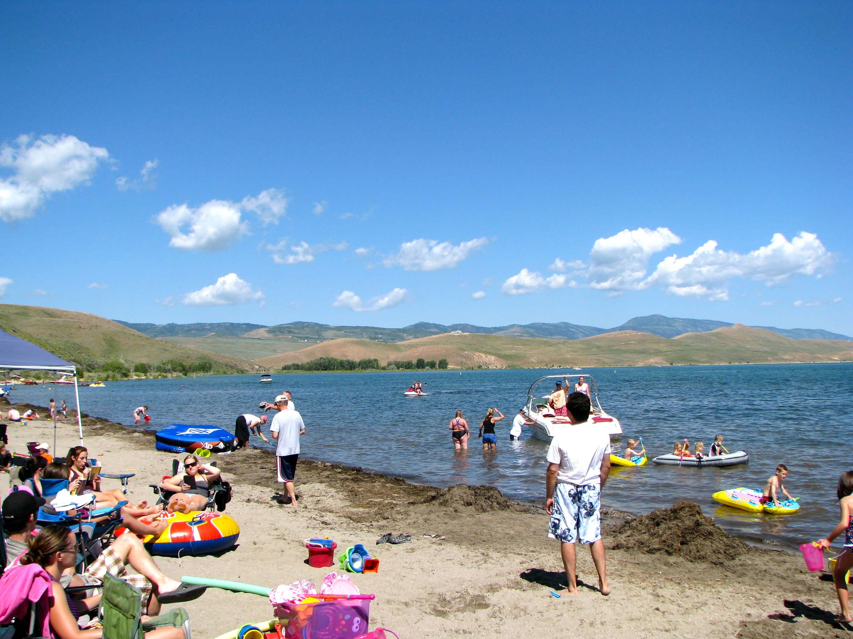 The Beach at Rendezvous Lake