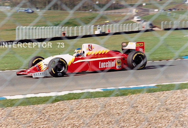 Michele Alboreto, BMS Scuderia Italia Lola-Ferrari T93/30, 1993 European Grand Prix, Donington Park, 10th April