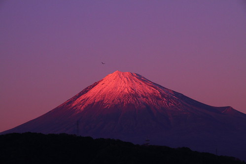 sunset mountain heritage japan evening twilight fuji fujisan shizuoka mtfuji worldheritage 世界遺産 富士 akafuji redfuji