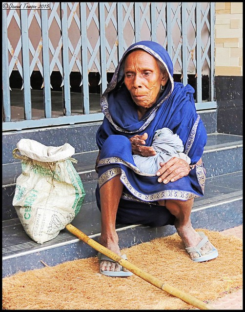 Old Woman Begging at Khan Bari