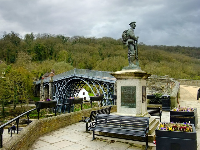 Iron Bridge and War Memorial