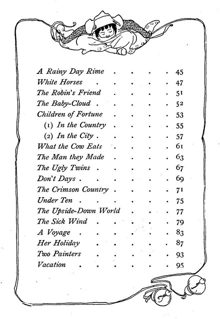 Silver Bells contents page
