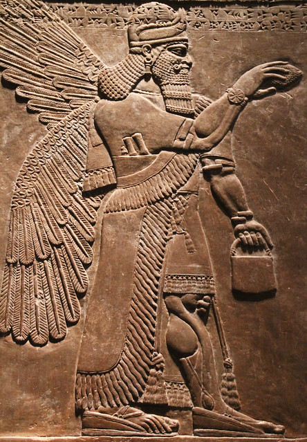 Palace of Nimrud Assyrian reliefs British Museum