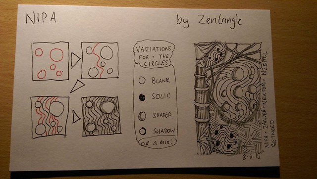8x5 cards for Zentangle Club index card box