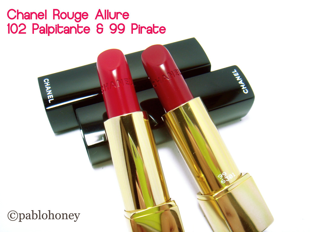 Chanel Rouge Allure Palpitante and Pirate, pablo.honey