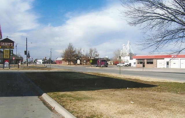 4. Here's central Hesston, along old highway 81, Hesston, 11 25 06