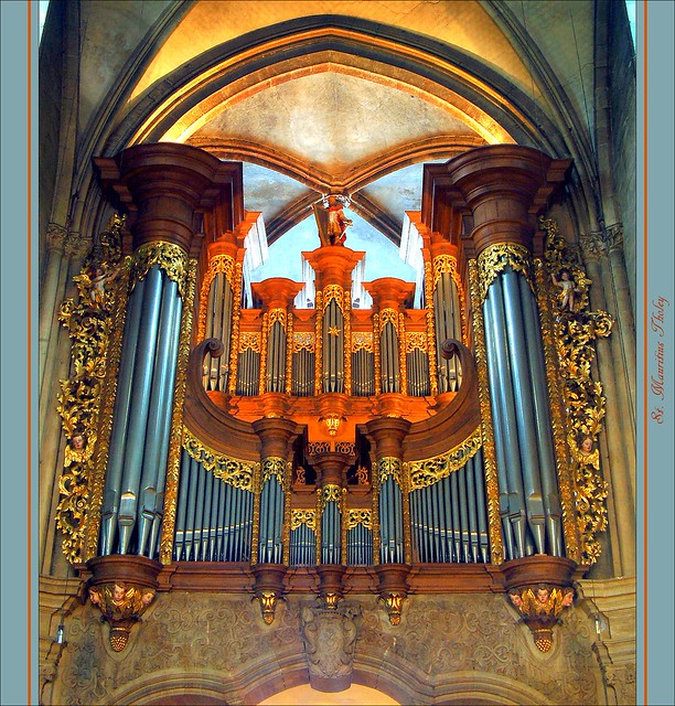 Nollet/Oberlinger-Orgel in der St. Mauritius-Kirche der Benediktinerabtei Tholey