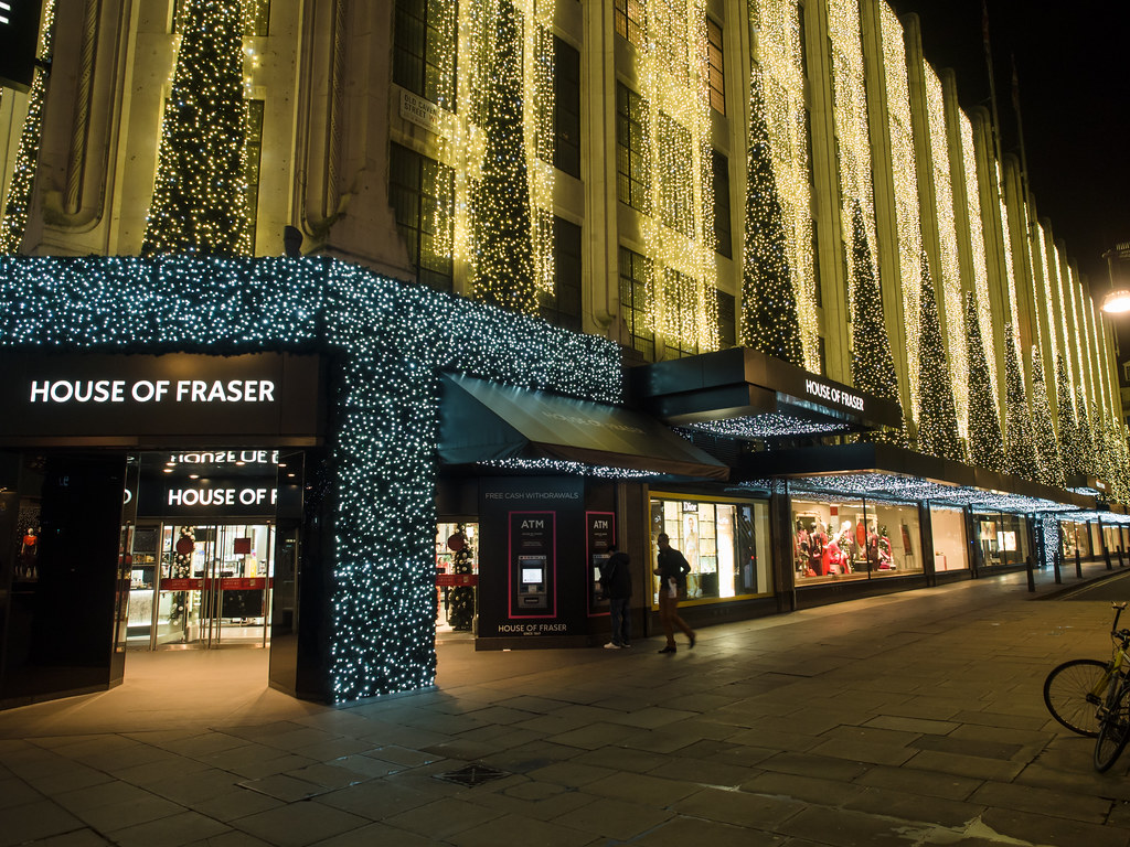 House of Fraser | Lit up for Christmas in November; Oxford S… | James ...