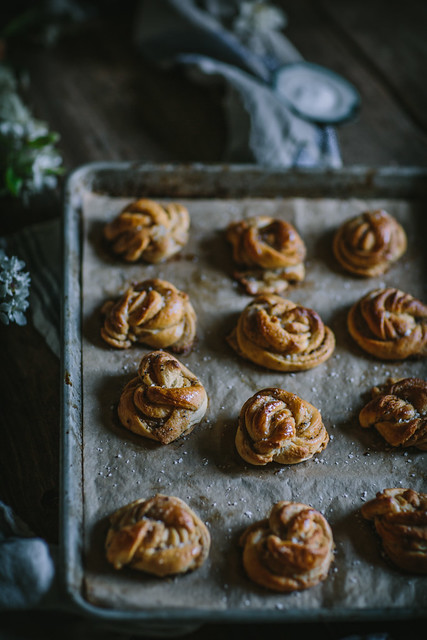Salted Swedish Cardamom Buns by Eva Kosmas Flores | Adventures in Cooking