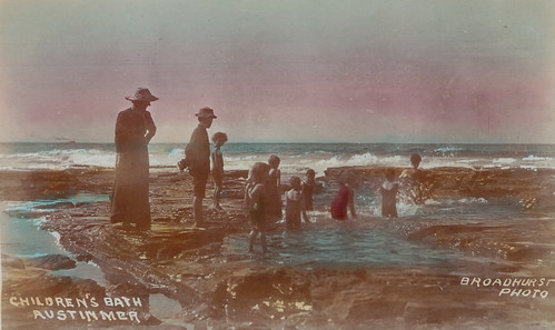 Childrens' baths Austinmer Beach undated [RAHS Photograph Collection]