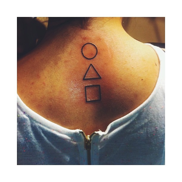 me #myself #Tattoo #geometry #circle #triangle #square #d… | Flickr