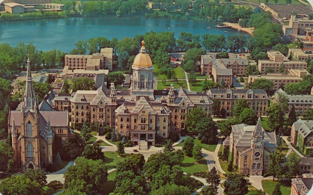 University of Notre Dame - Notre Dame, Indiana | An aerial v… | Flickr