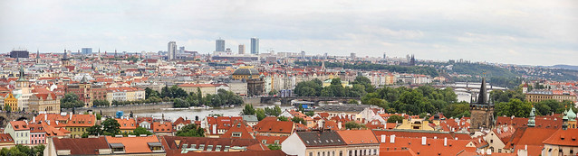 Prague - panorama from the Hrad castle 1