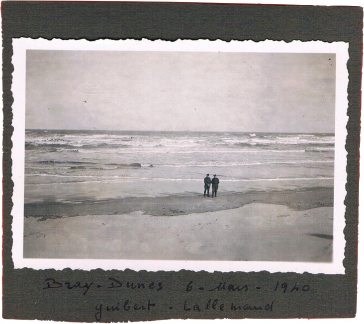 Bray-Dunes le 6 mars 1940. Guibert et Lallemand.
