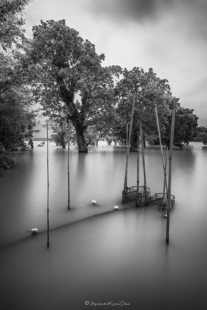 Fishing at Sonbeel with native box trap