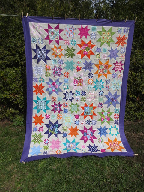 Oh My Stars quilt top