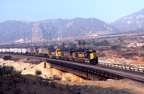 california santafe trains cajon sd45 sd402 atsf cajonpass
